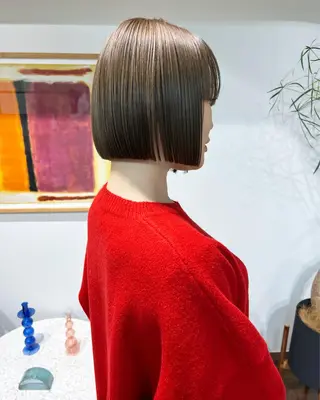 ショート masa/ボブ特化/ ぷつっとボブのヘアスタイル