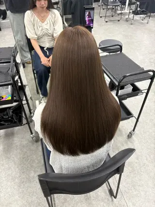 ロング カラー 透ける透明感カラー 🩶shiho🩶のヘアスタイル