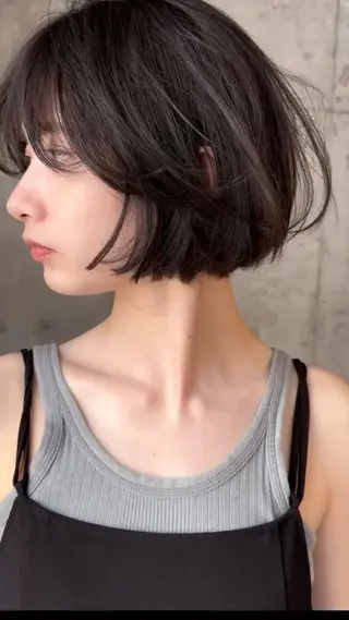 ショート ショート/ボブ/透明 感カラー🎀　emiのヘアスタイル