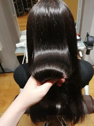 ロング カラー ラフィスヘアードープ所属・👑髪質改善wカラー /ハイトーン/アユカのヘアスタイル