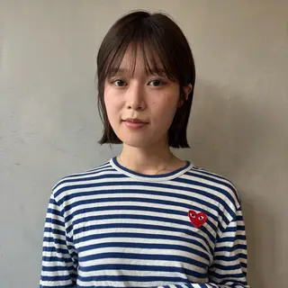 ミディアム saki‪🌱‬♡ /透明感カラーのヘアスタイル