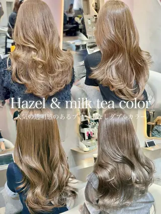 カラー ブリーチなし🤍韓国 ヘア柏崎颯刀のヘアスタイル