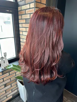 セミロング カラー LUCIE 吉祥寺所属・✨顔周り✂️レイヤー /艶カラー得意🌈将のヘアスタイル