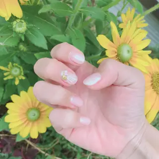 ネイル マジョリカ ブルーのネイルデザイン