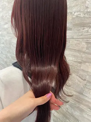 ロング JILL    hair所属・maki💖 ボブ/縮毛矯正のヘアスタイル