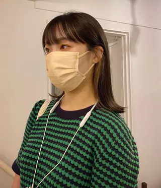 セミロング カラー nanaka/ レイヤーカットのヘアスタイル