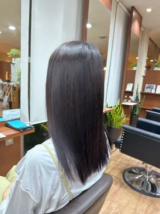 セミロング カラー 藤田 翔子のヘアスタイル