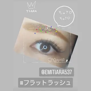 マツエク・マツパ 💡次世代LED -TIARA💡のマツエク・マツパデザイン
