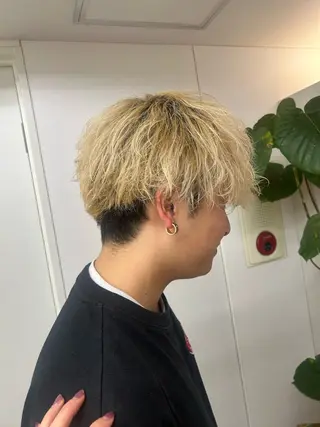 メンズ 表参道美容師ゆいか ♡ミディアムレイヤーのヘアスタイル