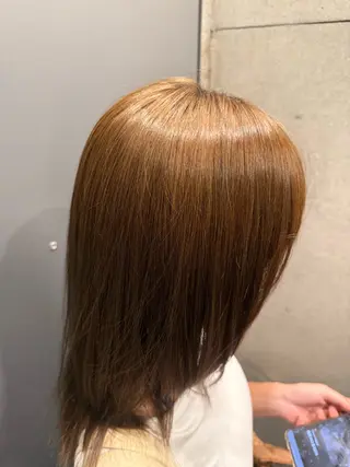 ミディアム SORA表参道所属・🫧透明感カラー🫧 暖色/島田晃太郎のヘアスタイル