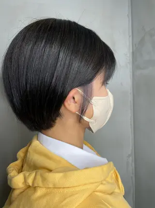 カラー 益 佑夏のヘアスタイル