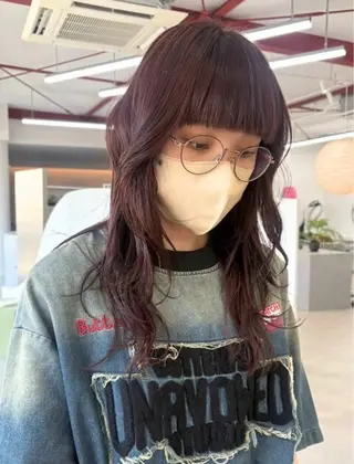 セミロング カラー runa|color 🩰straightのヘアスタイル