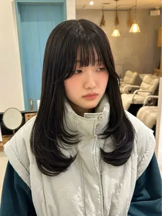 ロング Heil所属・透明感カラー 🩷ྀིAYAKAのヘアスタイル