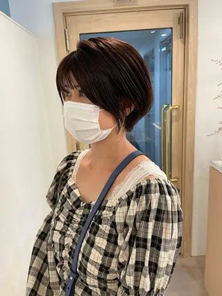 ショート 大迫 江梨のヘアスタイル