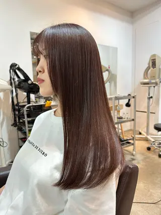 ロング カラー ウェーブパーマ/ レイヤー/齋藤大貴のヘアスタイル