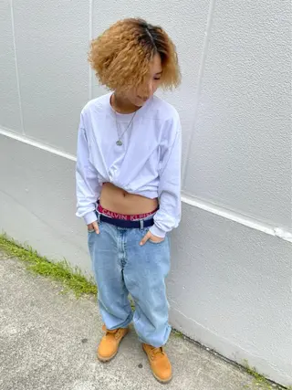 ミディアム ブレンバイドット所属・ニュアンスカラー/ 🫧レミ(坊主)のヘアスタイル