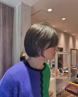 ミディアム 今泉/KAI🦓艶髪 ボブ/ミニボブのヘアスタイル