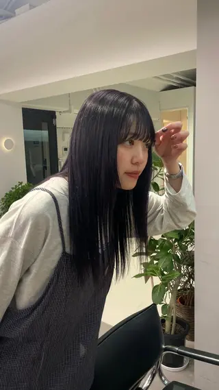 カラー とば みゆうのヘアスタイル