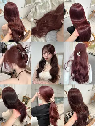 カラー 韓国girly hikariのヘアスタイル