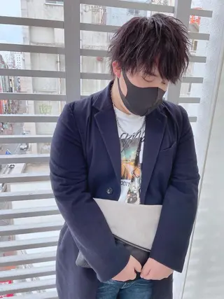 ショート カラー ヘアアレンジ メンズ メンズZina代表 田端 麗治のヘアスタイル