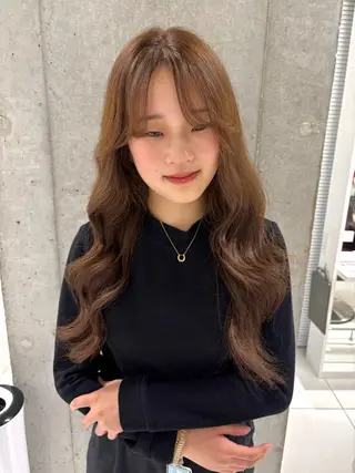 ロング カラー Miyu🎀レイヤー ／透明感カラー🪽のヘアスタイル