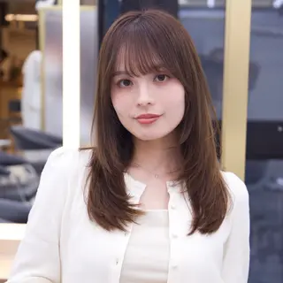 セミロング 【公式】LUCEY 川越のヘアスタイル