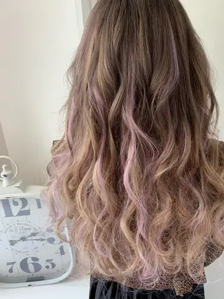 ロング カラー WEST O LAND所属・WEST OLAND 安藤のヘアスタイル