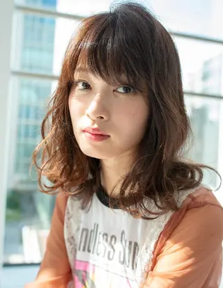 ミディアム カラー パーマ 美容歴20年美髪特化 SerA代表森のその他イメージ