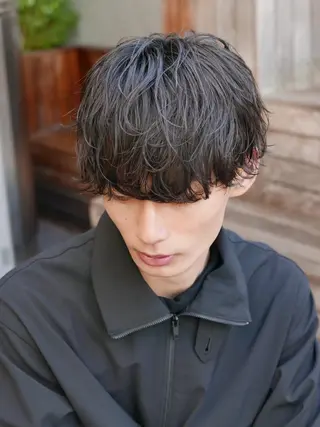 ショート パーマ メンズ 名古屋メンズパーマ /松井生のヘアスタイル