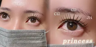 マツエク・マツパ princess 森 碧海のマツエク・マツパデザイン