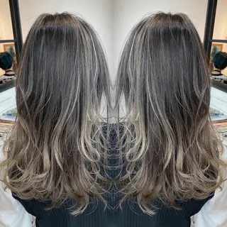 セミロング カラー 木下大地 HAIR Oneのヘアスタイル