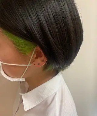 ショート mao"お洒落ヘア" 大人可愛いピンクヘアのヘアスタイル