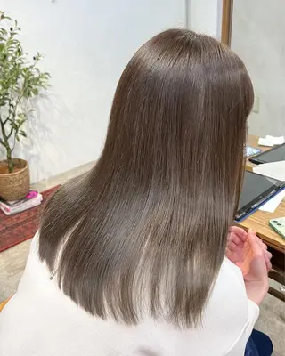 カラー ✨ブリーチなしカラー ×髪質改善✨松村 潤のヘアスタイル