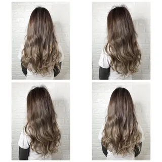 ロング カラー KIZU 髪質改善 オカルト怪談のヘアスタイル