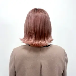 ミディアム 🍑FERIAfam 桃山台　仲本七星🍑のヘアスタイル