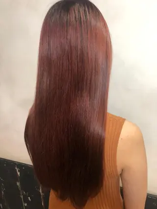 ロング カラー パーマ AUBE HAIRazul吉祥寺所属・綺麗な髪質にしたい方 限定🌈清水 祥のヘアスタイル