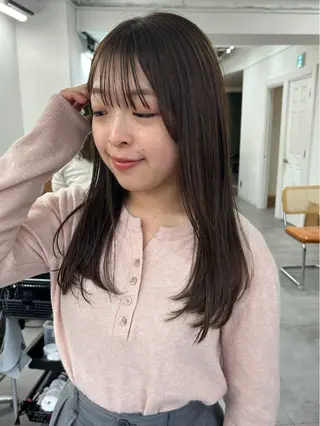 ロング カラー レイヤーボブ/ 艶カラー/サナ🌼のヘアスタイル