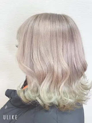 セミロング カラー ❣️モードケイズ塚口 和田一将のヘアスタイル