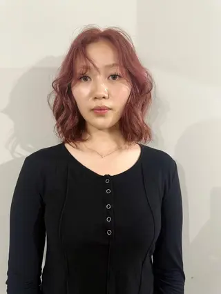 ミディアム ii所属・ハイトーンカラー /代々木【あまね】のヘアスタイル