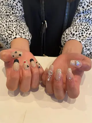 ネイル 束感まつ毛/ネイル/ LED♥KIRARAのマツエク・マツパデザイン