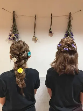 ロング ヘアアレンジ LOST CITY 横浜所属・🪐脱白髪染め 🪐松尾菜々美のヘアスタイル