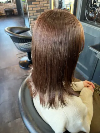 ミディアム LUCIE 吉祥寺所属・✨顔周り✂️レイヤー /艶カラー得意🌈将のヘアスタイル