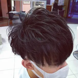 ショート パーマ メンズ 🐺一ノ瀬 凌 / デザインウルフ🐺のヘアスタイル