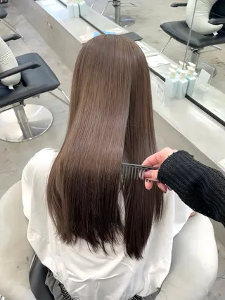 ロング カラー 大人可愛い/透明感 カラー🐰RINAのヘアスタイル