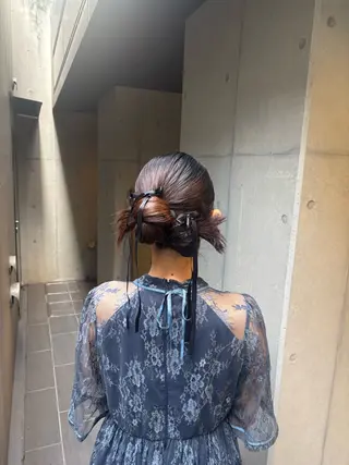 ロング ヘアアレンジ 〖❁田尻千尋| LEONID❁〗のヘアスタイル