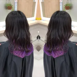 ロング カラー Ash 山田 勇太のヘアスタイル