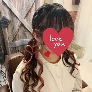 ヘアアレンジ a moのヘアスタイル