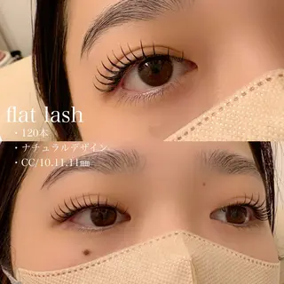 マツエク・マツパ Ayaka 【パリジェンヌ】のマツエク・マツパデザイン