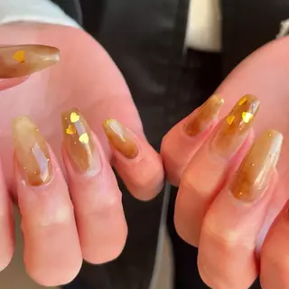 ネイル Ray. ちゅるん系ニュアンスのネイルデザイン