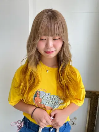 ロング カラー ショート/ブリーチ mizuki🐋のヘアスタイル